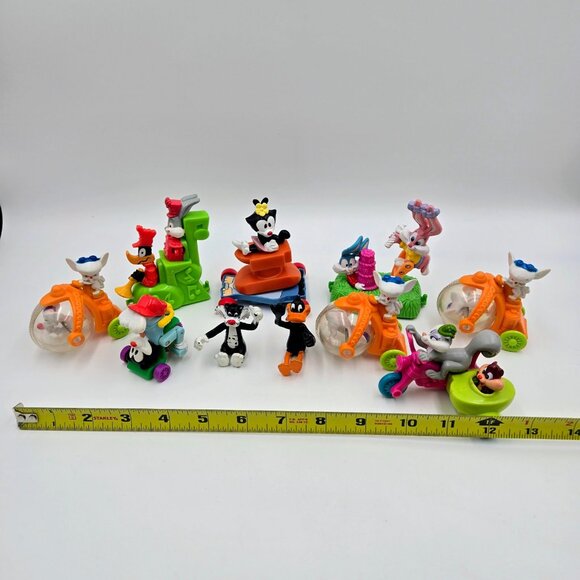 Warner Bros McDonald’s Happy Meal Toy Lot Pinky Brain Daffy Bugs Bunny Animaniac - Picture 3 of 16